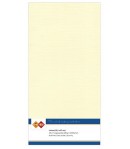 10 FEUILLES 13.5 X 27 CM 240GR - JAUNE PALE