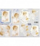 FEUILLE 3D COMMUNION GARCON 4169648