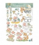 FEUILLE 3D BABY ROMANTIC AK0053