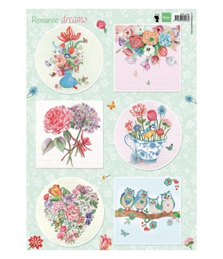 FEUILLE ROMANTIC  DREAMS GREEN - MD EWK1264