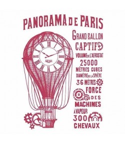 POCHOIR PANORAMA PARIS 21X29.7 KSG429