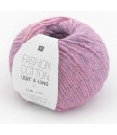 LAINE FASHION COTTON LIGHT & LONG LILAS ET ROSE (004)