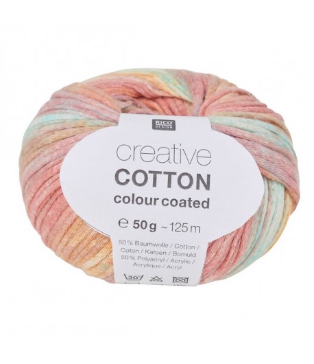 LAINE CREATIVE COTTON COLOUR COATED MIX PASTEL (003)