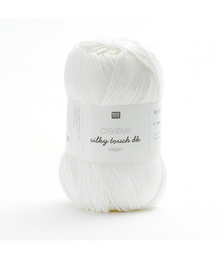 LAINE SILKY TOUCH BLANC (001)