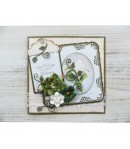 FEUILLE FLEURS BLANCHES - MD EWK1243