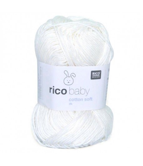 LAINE BABY COTTON SOFT BLANC  (018)