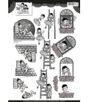 FEUILLE 3D PIERROT - CD10797