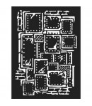 POCHOIR 15X20 EP 0.5 STEAMPUNK KSAT03