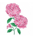 POCHOIR HORTENSIAS 21X29.7 KSG387