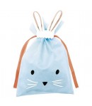 SAC CADEAU LAPIN BLEU 30X45CM