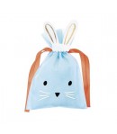 SAC CADEAU LAPIN BLEU 20X30CM