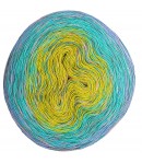 LAINE COTTON DEGRADE PRINT BLEU VERT (003)