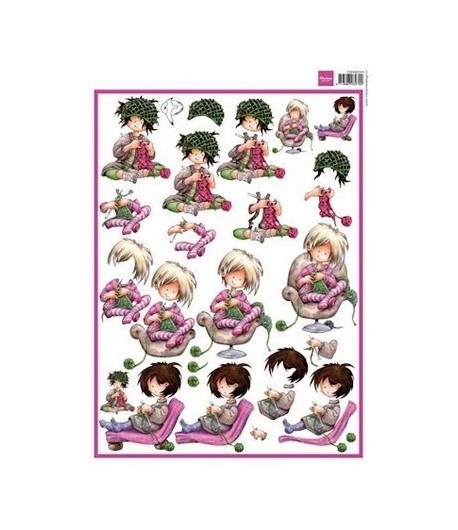 FEUILLE 3D TRICOT 3DHM045