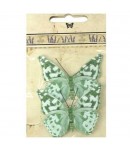 PAPILLONS X 2 - VERT TACHETE
