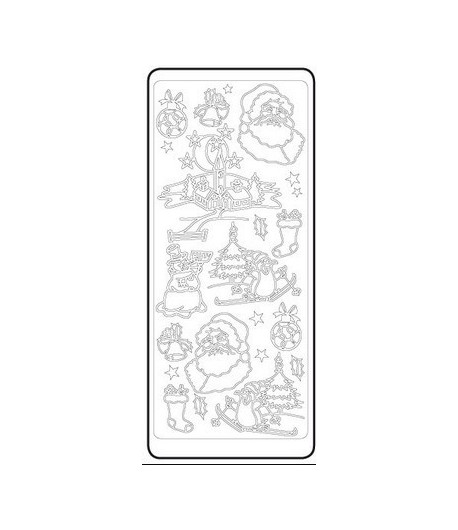 STICKERS NOEL DIVERS OR