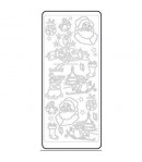 STICKERS NOEL DIVERS OR