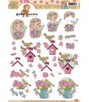 FEUILLE 3D FILLETTE - CD10196