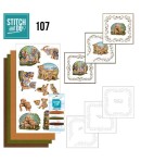 KIT 3D A BRODER WILD ANIMALS - 107 - STITCH AND DO