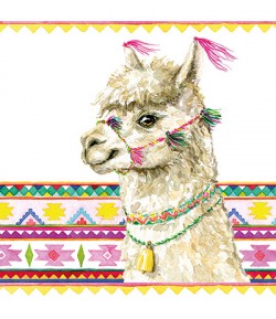 SERVIETTE LAMA