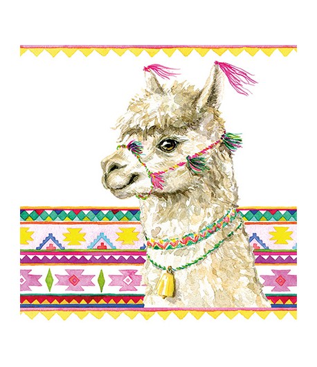 SERVIETTE LAMA
