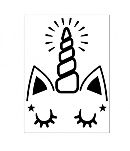 PLAQUE DE GAUFRAGE LICORNE