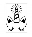 PLAQUE DE GAUFRAGE LICORNE