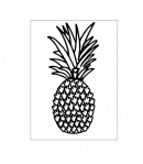 PLAQUE DE GAUFRAGE ANANAS
