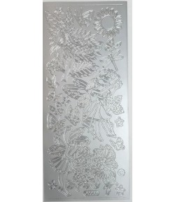 STICKERS FÉES ARGENT