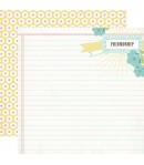 PAPIER NOTEPAD 30.5 X 30.5 CM - CARTA BELLA TRUE FRIENDS