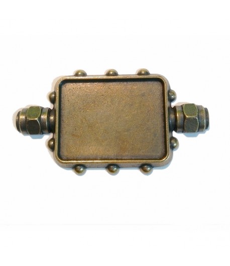 PLAQUE EN MÉTAL - 5.5 X 2.5 CM - MITFORM 910