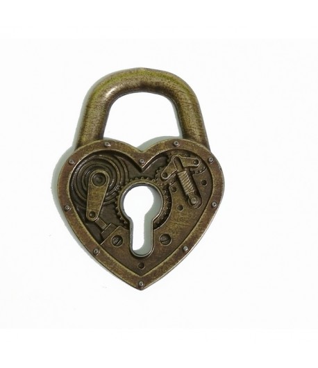 CADENAS COEUR EN  MÉTAL - 3 X 4 CM - MITFORM 203