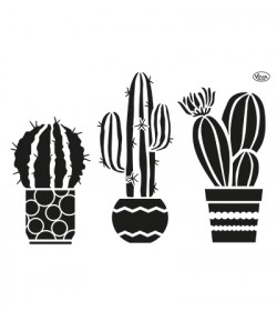 POCHOIR A4 CACTUS