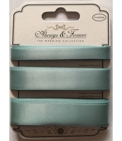 RUBANS SATIN TURQUOISE 3X3M