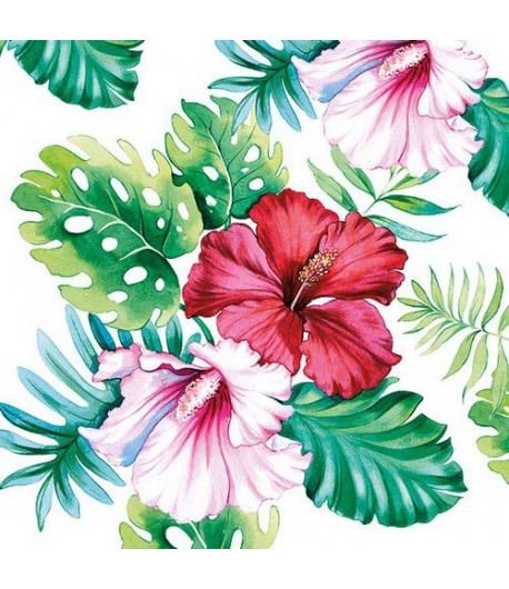SERVIETTE HIBISCUS