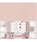 BLOC 6 FEUILLES PINK SOUL 30.5 X 30.5 CM