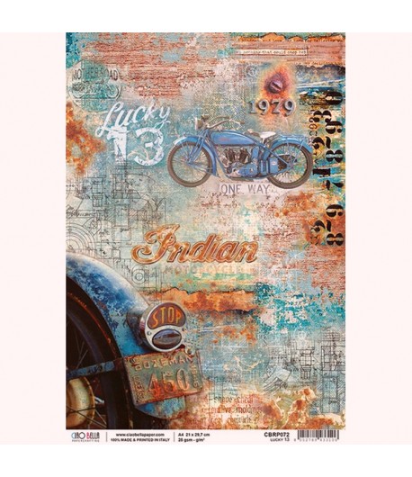 PAPIER DE RIZ LUCKY 13 21 X 29.7CM CBRP072