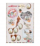 FEUILLE 3D ITS A MEN'S WORLD EWK1229