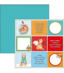 BLOC 24 FEUILLES ZOE ET ZIGGY CB 15X15 CM CBQ025