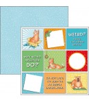 BLOC 24 FEUILLES ZOE ET ZIGGY CB 15X15 CM CBQ025