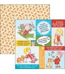 BLOC 24 FEUILLES ZOE ET ZIGGY CB 15X15 CM CBQ025