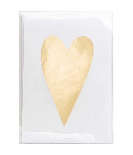 10 CARTES + ENVELOPPES 13.3 X 18.4 - BLANC
