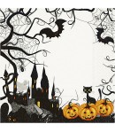 SERVIETTE HALLOWEEN CHAT
