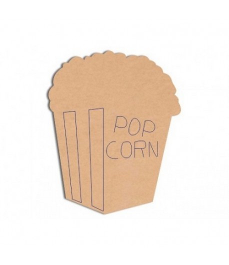 SUJET BOIS POP CORN 2.8X3.5CM