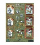 FEUILLE 3D METAL AVION BATEAU