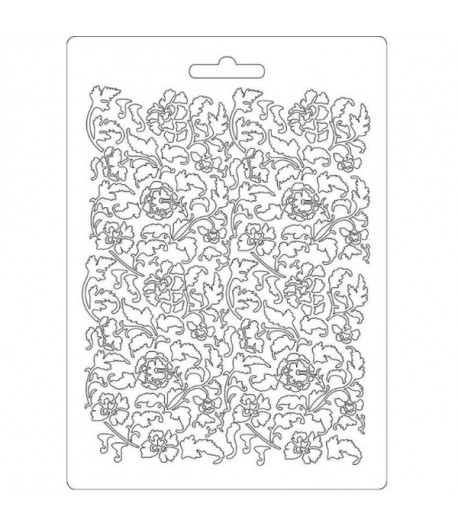 MOULE PVC FLEXIBLE - FLEURS ET FEUILLES K3PTA522