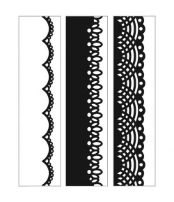 PLAQUE DE GAUFRAGE 3 BANDES