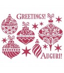 POCHOIR NOEL 15X20CM KSD304 STAMPERIA