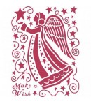 POCHOIR ANGE 15X20CM KSD305 STAMPERIA