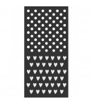 POCHOIR 12X25 EP 0.25 POIS ET COEURS KSTDL29 STAMPERIA