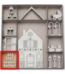 FORME BOIS BARRIERRE 2.4X2.7CM STAMPERIA